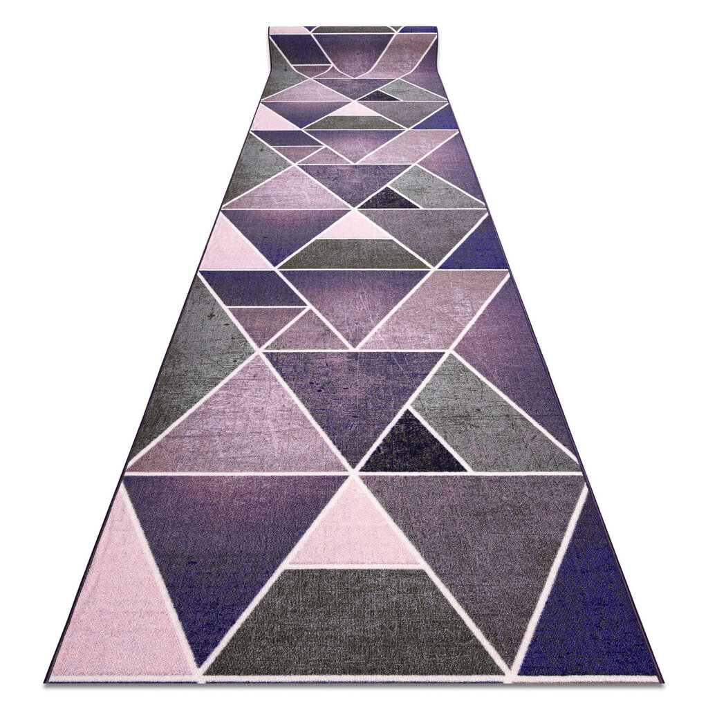 Vaip, kolmnurgad, lilla, 133 x 870 cm hind ja info | Vaibad | kaup24.ee