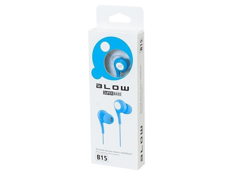 BLOW - Kõrvaklapid B-15 sinine цена и информация | Kõrvaklapid | kaup24.ee