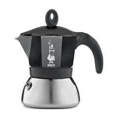 Espressokann Bialetti Moka 6 tassile induktsioonpliidile 0004813, must hind ja info | Kohvikannud, teekannud | kaup24.ee