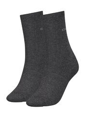 Calvin Klein Flat Knit Annika Dark Grey Melange 2 pck 545660534 цена и информация | Женские носки | kaup24.ee