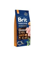 Brit Premium by Nature Senior S+M koeratoit 15 kg цена и информация | Сухой корм для собак | kaup24.ee