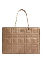 Calvin Klein Re-Lock Quilt Tote With Laptop Compartment Safari Canvas 546000812 hind ja info | Naiste käekotid | kaup24.ee