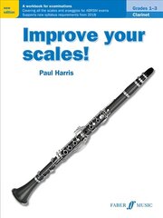 Improve your scales! Clarinet Grades 1-3: Grades 1-3 New edition hind ja info | Kunstiraamatud | kaup24.ee