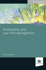 Profitability and Law Firm Management 3rd Revised edition цена и информация | Книги по экономике | kaup24.ee