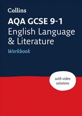 AQA GCSE 9-1 English Language and Literature Workbook: Ideal for Home Learning, 2023 and 2024 Exams 2nd Revised edition цена и информация | Книги для подростков и молодежи | kaup24.ee