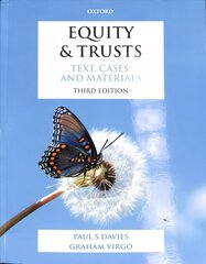 Equity & Trusts: Text, Cases, and Materials 3rd Revised edition цена и информация | Книги по экономике | kaup24.ee