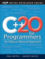 Cplusplus20 for Programmers: An Objects-Natural Approach 3rd edition hind ja info | Majandusalased raamatud | kaup24.ee