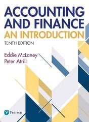 Accounting and Finance: An Introduction 10th edition цена и информация | Книги по экономике | kaup24.ee