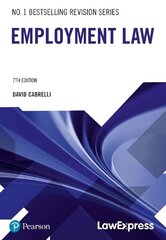 Law Express: Employment Law 7th edition hind ja info | Majandusalased raamatud | kaup24.ee