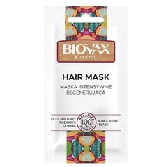 Intensiivselt taastav juuksemask õunaäädikaga L'biotica Biovax Botanic Hair Mask, 20ml цена и информация | Маски, масла, сыворотки | kaup24.ee