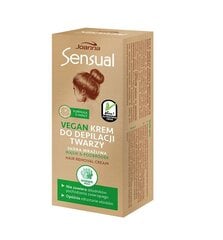 Näokarvade eemaldamise kreem Vegan Joanna Sensual, 20g цена и информация | Средства для депиляции | kaup24.ee