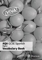 Viva! AQA GCSE Spanish Higher Vocab Book (pack of 8) hind ja info | Noortekirjandus | kaup24.ee