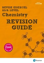 Pearson REVISE Edexcel AS/A Level Chemistry Revision Guide: for home learning, 2022 and 2023 assessments and exams hind ja info | Majandusalased raamatud | kaup24.ee
