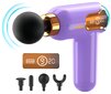 Juhtmeta massaažilöögipüstol; 4 otsaga lihasmasseerija; Massaažipüstol; Massage gun LIVMAN LC-002 цена и информация | Massaažiseadmed | kaup24.ee