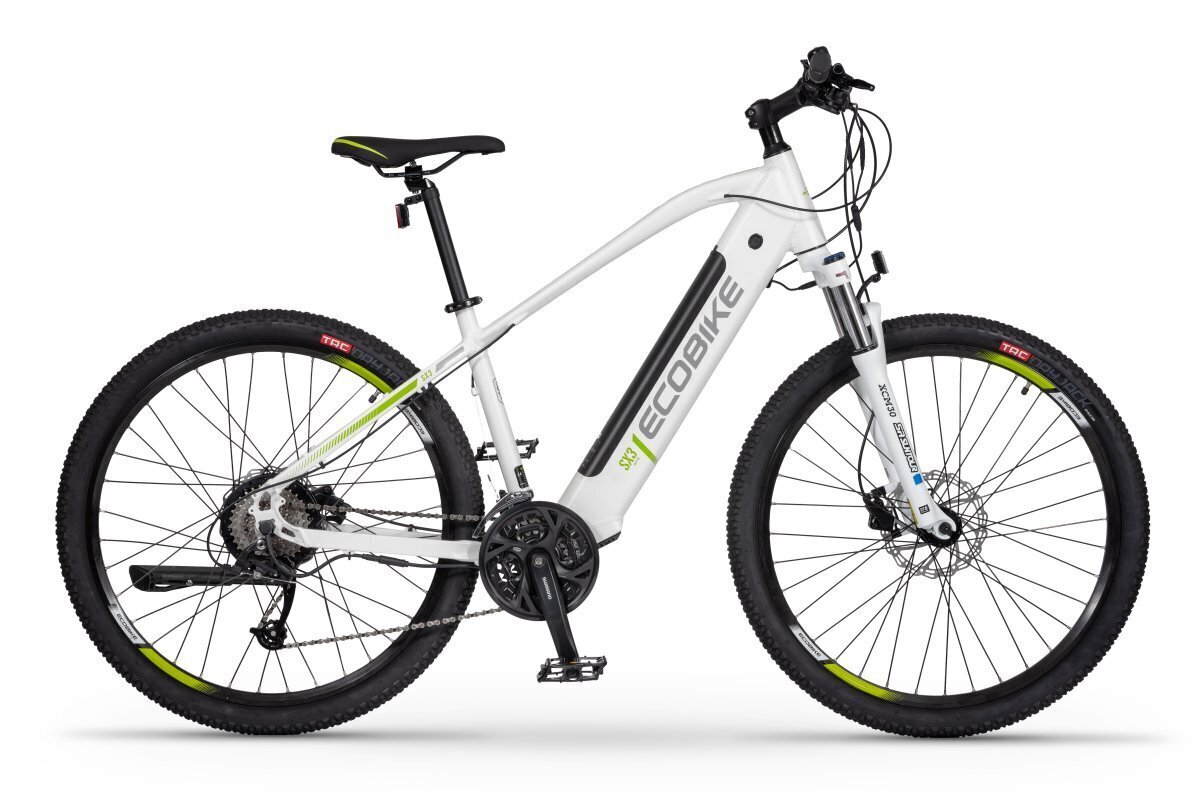 Elektrijalgratas Ecobike SX3 17,5 Ah LG 27.5", valge hind ja info | Elektrirattad | kaup24.ee