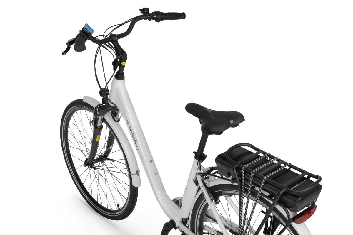 Elektrijalgratas Ecobike Traffic 14,5 Ah Greenway, valge цена и информация | Elektrirattad | kaup24.ee