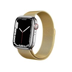 Crong Milano Steel telefonile Apple Watch 38/40/41mm, kuldne цена и информация | Аксессуары для смарт-часов и браслетов | kaup24.ee