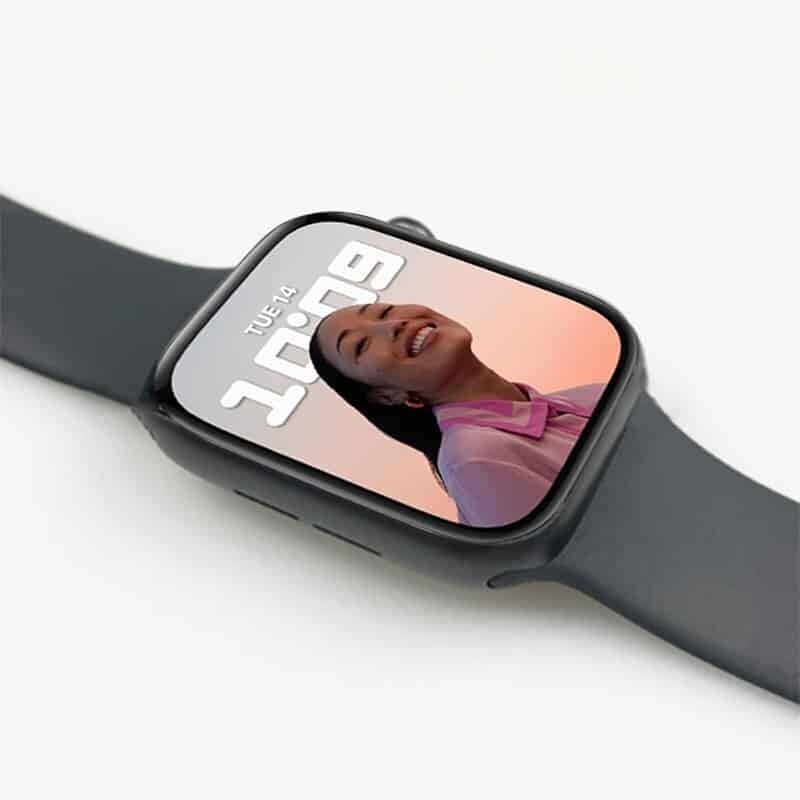 Kaitseklaas Mocolo 3D Glass Full Glue kellale Apple Watch 7 45 mm hind ja info | Nutikellade ja nutivõrude tarvikud | kaup24.ee