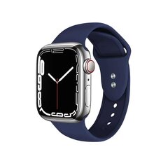 Kellarihm Crong kellale Apple Watch 42/44/45mm, sinine hind ja info | Nutikellade ja nutivõrude tarvikud | kaup24.ee