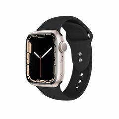 Kellarihm Crong kellale Apple Watch 42/44/45mm, must цена и информация | Аксессуары для смарт-часов и браслетов | kaup24.ee