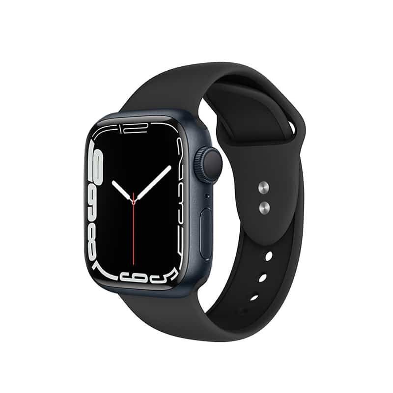 Kellarihm Crong kellale Apple Watch 42/44/45mm, must hind ja info | Nutikellade ja nutivõrude tarvikud | kaup24.ee