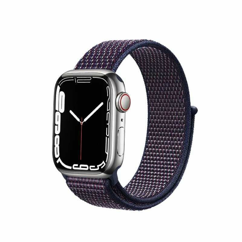 Nailonist kellarihm Crong kellarihm Apple Watch 42/44/45mm, Midnight Blue цена и информация | Nutikellade ja nutivõrude tarvikud | kaup24.ee