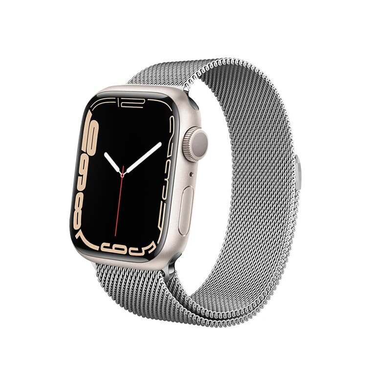 Kellarihm Crong Milano Steel kellale Apple Watch 38/40/41 mm цена и информация | Nutikellade ja nutivõrude tarvikud | kaup24.ee