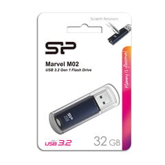 Silicon Power SP032GBUF3M02V1B, 32 GB, USB 3.2 hind ja info | Mälupulgad | kaup24.ee