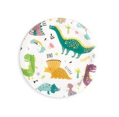 Ühekordsed papptaldrikud 18 cm, 6 tk, Dinosaurused. 6685 hind ja info | Ühekordsed nõud | kaup24.ee