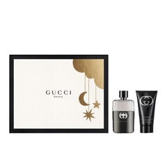 Набор Gucci Guilty Pour Homme для мужчин: туалетная вода EDT 50 мл + гель для душа 50 мл цена и информация | Мужские духи | kaup24.ee