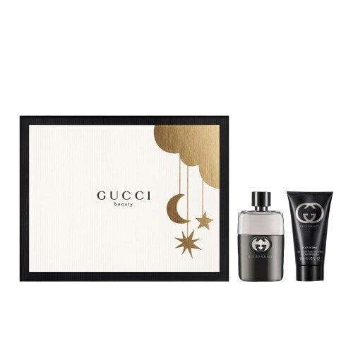 Komplekt Gucci Guilty Pour Homme meestele: tualettvesi EDT, 50 ml + dušigeel, 50 ml цена и информация | Meeste parfüümid | kaup24.ee