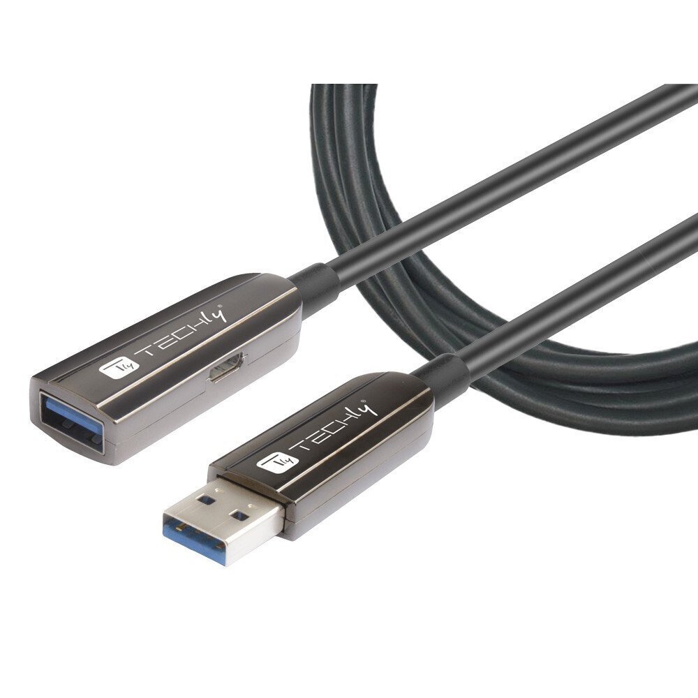 Techly USB 3.2 Gen1 A-A 20m 5Gbps цена и информация | USB jagajad, adapterid | kaup24.ee