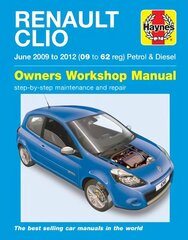 Renault Clio (Jun '09-'12) 09 To 62 hind ja info | Reisiraamatud, reisijuhid | kaup24.ee