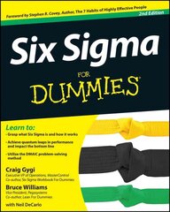 Six Sigma For Dummies 2e 2nd Edition hind ja info | Majandusalased raamatud | kaup24.ee