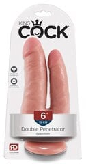 Двойной фаллоимитатор King Cock Dildo Double Penetrator цена и информация | Фаллоимитаторы | kaup24.ee