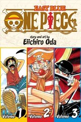 One Piece (Omnibus Edition), Vol. 1: Includes vols. 1, 2 & 3 Omnibus ed, 1, East Blue 1-2-3, 3-in-1 Edition цена и информация | Фантастика, фэнтези | kaup24.ee