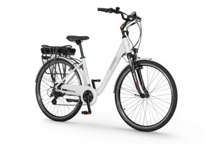 Elektrijalgratas Ecobike Traffic 11,6 Ah Greenway, valge цена и информация | Электровелосипеды | kaup24.ee