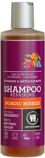 Taastav šampoon Urtekram Nordic berries 250 ml