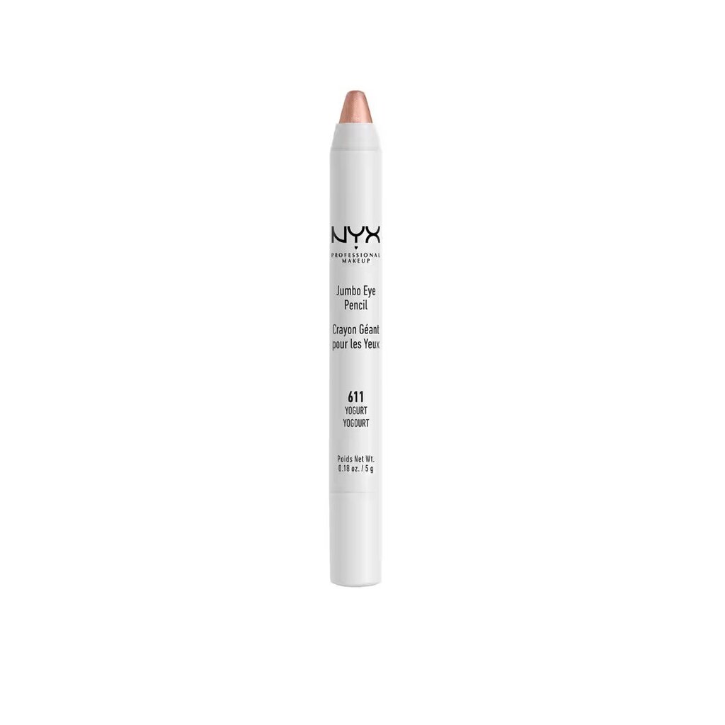 Silmapliiats NYX Jumbo Eye Pencil Yogurt 5 g, roosa hind ja info | Ripsmetušid, lauvärvid, silmapliiatsid, seerumid | kaup24.ee