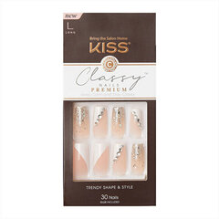 Kunstküüned Kiss Premium Classy Gorgeous, 30 tk. hind ja info | Maniküüri ja pediküüri tarvikud | kaup24.ee