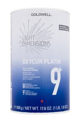 Осветляющий порошок Goldwell Oxycur Platin 9+ Универсальная осветляющая пудра, 500 г цена и информация | Краска для волос | kaup24.ee