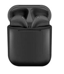 EarPods i12 TWS Bluetooth беспроводные мини-наушники стерео с микрофоном, черный цена и информация | Наушники | kaup24.ee