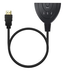 HDMI Sakotuvas 3in 1 väljund цена и информация | Адаптеры и USB-hub | kaup24.ee