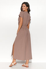 Платье длинное женское Numinou, коричневое цена и информация | Платья | kaup24.ee