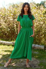 Платье женское Numinou, зелёное цена и информация | Платье | kaup24.ee