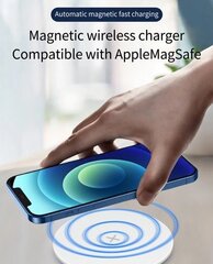 Беспроводная зарядка MagSafe 10W белая цена и информация | Зарядные устройства для телефонов | kaup24.ee