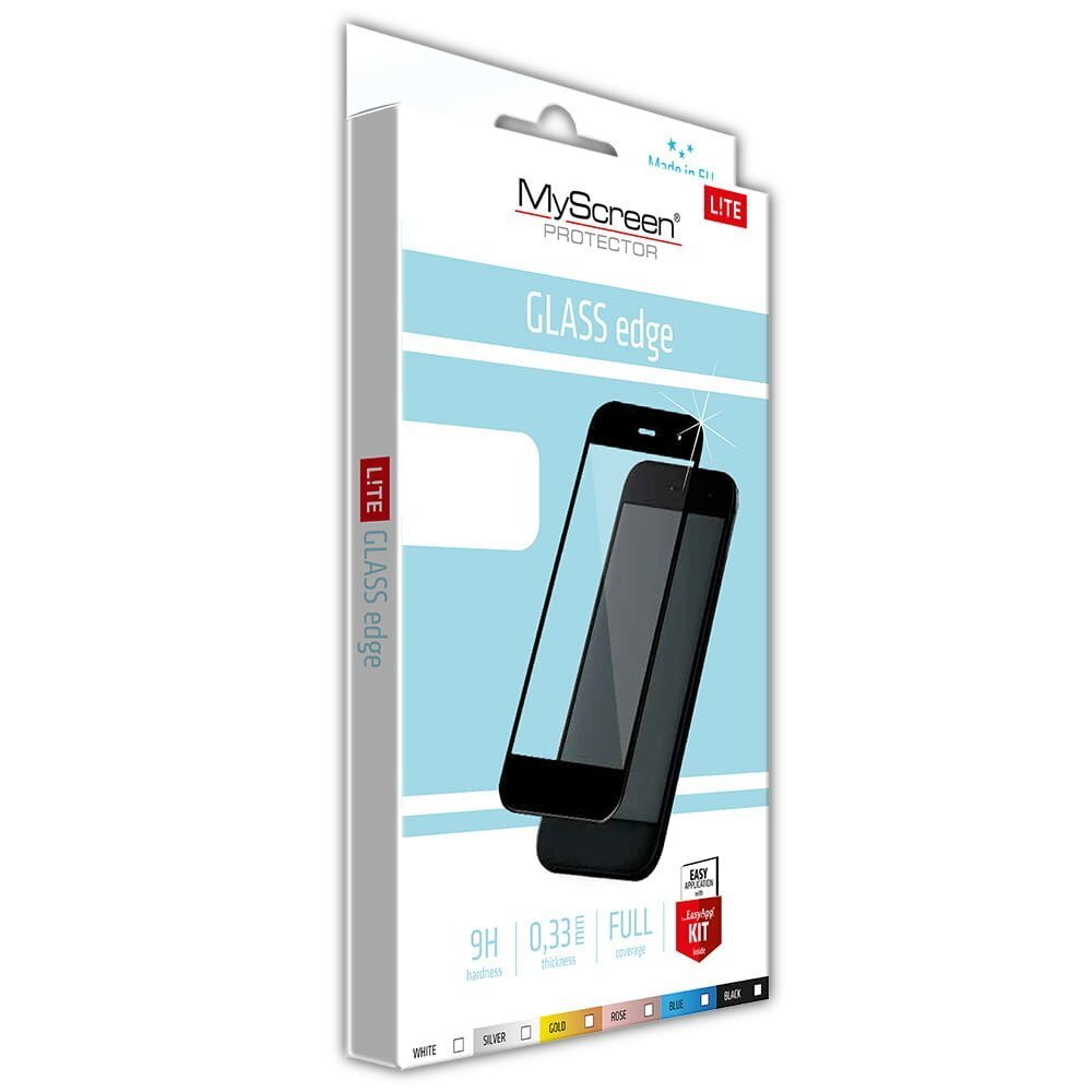 LCD kaitsev karastatud klaas MyScreen Diamond Lite Edge Full Glue Apple iPhone XR/11 must цена и информация | Ekraani kaitsekiled | kaup24.ee
