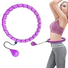 Masseeriv hularõngas Reach Smart Hula Hoop M1 lillakas цена и информация | Гимнастические обручи | kaup24.ee