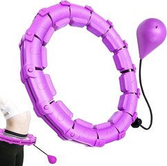 Массажный обруч Reach Smart Hula Hoop M1, пурпурный цена и информация | Гимнастические обручи | kaup24.ee