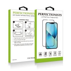 LCD kaitsev karastatud klaas 2.5D Perfectionists Xiaomi Poco F4 must hind ja info | Ekraani kaitsekiled | kaup24.ee
